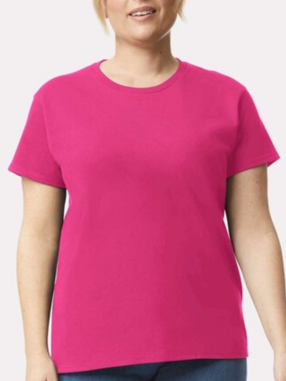 Gildan Women's Ultra Cotton T-Shirt - White - Qty 4